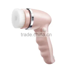 4 in 1 Portable Electric Vibration Sonic Cleansing Brusher/facial Massager thumbnail-1