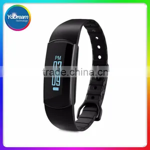 Bluetooth 4.0 Smart Band Bracelet IP67 Heart Rate Monitor Sport Fitness Tracker SH09 for Android IOS Smartphone thumbnail-1