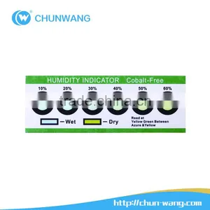 6 Dots (10% - 60%) Humidity Indicator Cards Silica Gel Desiccant thumbnail-3