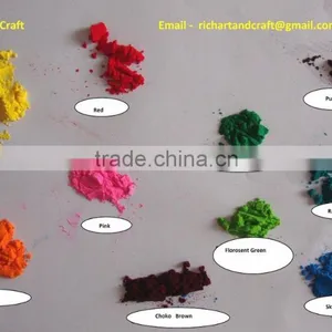 Holi Powder Holi Festival Decoration,Herbal Gulal Coloured Cornstarch Color Run Powder thumbnail-1