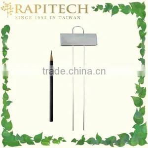 10 Inch Gardening Pencil With Slip-On Plant Zinc Label thumbnail-1