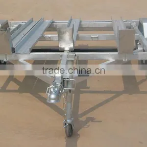 Galvanized Motorcycle Trailer thumbnail-2