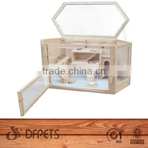 Natural Wood Hamster House DFH002 thumbnail-1