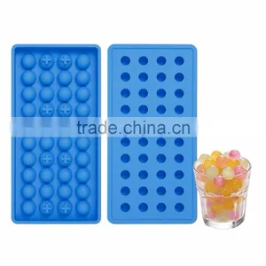 New Design Hot Selling Food Grade Flexible Silicone 40 Cavitys Ice Ball Mold thumbnail-6