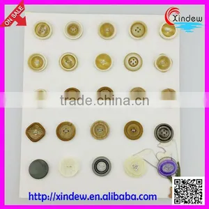 Chinese Yellow Sewing Plastic Buttons thumbnail-1