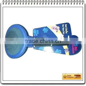 Round Pet Slicker Brush thumbnail-1