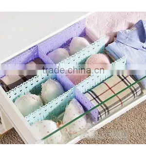DIY Assemble Free Combination Plastic Drawer Clapboard thumbnail-4