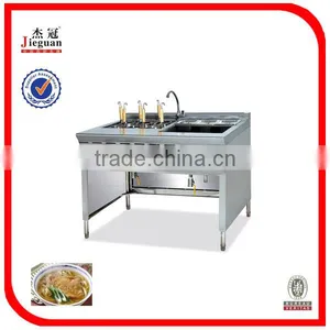 Stainless Steel Gas Pasta Cooker With Bain Marie thumbnail-1