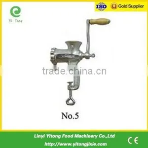 Hand Operate Cast Iron Electroplate Tinned 5# Manual Meat Grinder thumbnail-1