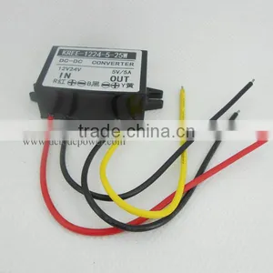 12V Power Adapter 24V Turn 5V5A25W Turn 5V5A Car Power DC-DC Step-down Power Module thumbnail-1