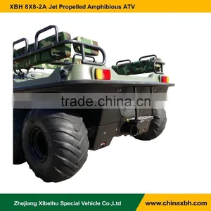 XBH 8X8-2A Jet Propelled Vehicle Floating Water Amphibious ATV Crossing River Car thumbnail-4