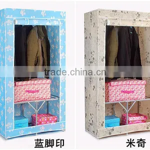 Bedroom Wardrobe Clothes Storage Cabinet thumbnail-1