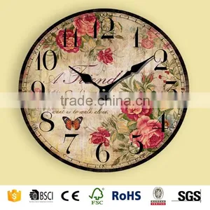 Antique Large Metal Art Wall Clock Wholesale thumbnail-1