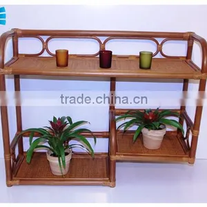 Rattan Wicker Wall Shelf ,Home Handmade Mounted Rack thumbnail-2