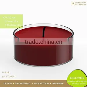 2014 Replacement Novelty OEM/ODM Glass Ball Tealight Holder thumbnail-4