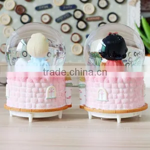 Resin Princess Music Box Snow Globe 8 Year Old Girl Gift thumbnail-2