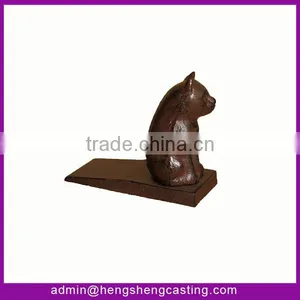 Antique Cast Iron Cat Decorative Door Stopper thumbnail-1