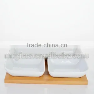 White Handmade Cheap Decorative Ceramic Plates thumbnail-1