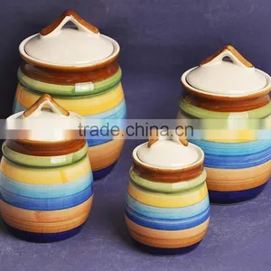 Ceramic Jar With Hand Painting thumbnail-1