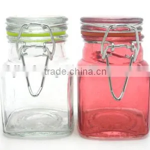 Mini Spice Jar 80ml Glass Jar With Swing Top thumbnail-3
