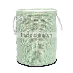Fashional Style Foldable and Collapsible Laundry Basket With Strong Rope Handles thumbnail-5
