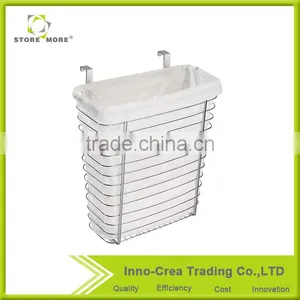 Iron Wire Kitchen Cabinet Wire Storage Basket For Trash Can thumbnail-1
