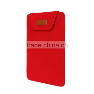 Felt Fabric Laptop Cover Business Custom 11''12''13'' Laptop Sleeve for Macbook Made in China thumbnail-5