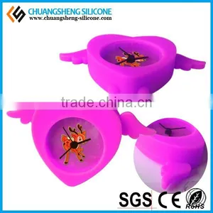 Hot Selling Angle Wing Cute Silicone Clock for Children thumbnail-4
