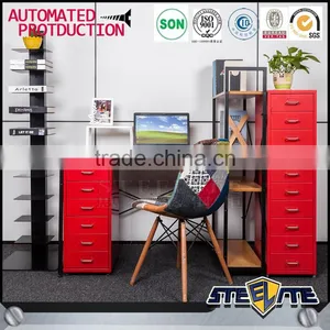 Bedroom Movable Cabinet Steel Book Rack Cabinet Mobile File Cabinet thumbnail-3