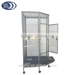 Large 162cm Corner Parrot Aviary Bird Cage With Wheels thumbnail-1