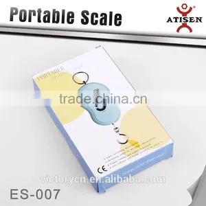 LCD Digital Hanging Luggage Weight Hook Scale Portable 40kg/ 10g Black thumbnail-4