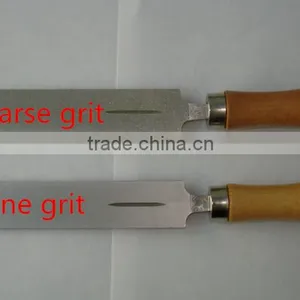 Differnet Side Diamond Design Diamond Knife Type Sharpener With Handle thumbnail-1