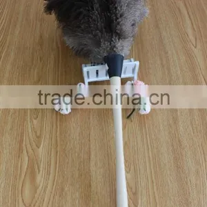 Long Wood Handle Ostrich Feather DUSTER thumbnail-6