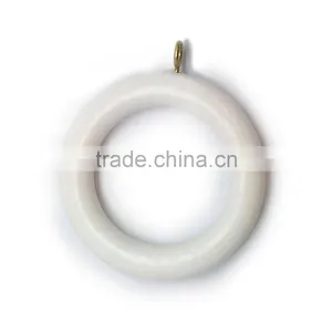 Great White Wooden Timber Curtain Rod Ring For Curtain Rod 35mm thumbnail-3