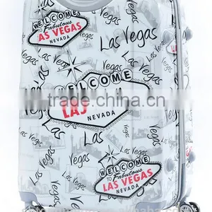 PC Printing Luggage Set Travel Trolley Suitcase Wholesale thumbnail-3