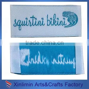 Customized Beatiful Hot Customized Woven Clothing Printed Private Tag thumbnail-3