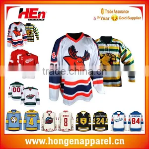 Top Quality Uniform Custom Funny Hockey Jersey thumbnail-1