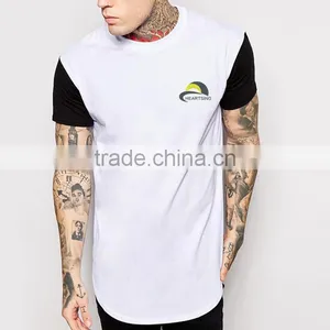 White And Black Screen Printing Two Tone T-shirt thumbnail-2