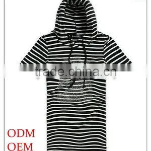 Top Fashion Cute Bear Pattern Sequins Women Hood T-shirt thumbnail-1