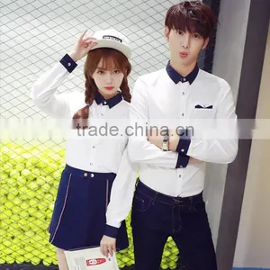 Korean High School Uniform White Shirt thumbnail-4