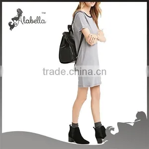 100% Cotton Dress Tshirt Dress Xxl Size Women Casual Dress thumbnail-3