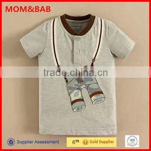 2015 Summer Wholesale High Quality Mom and Bab Tshirt Knitting Design thumbnail-1