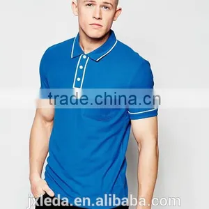 Customize Men Short Sleeve 100% Cotton Pique Dry Fit Sports Golf Polo Shirt thumbnail-4