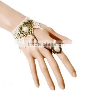 Lace Bracelet Ring Sets Antique Women Jewelry Set Wholesale thumbnail-2