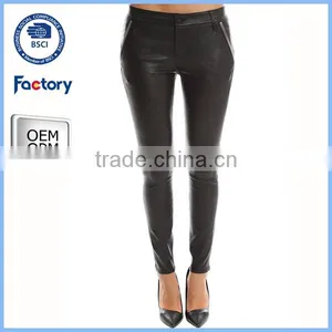 2016 Fashion Women Leather Pants,lady Leather Pants,custom Leather Pants thumbnail-1