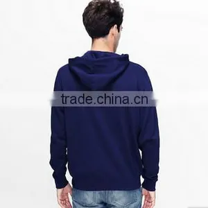 100%Cotton Bulk Pullover Wholesale Plain Hoodies Men thumbnail-3