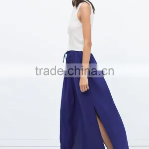 2016 Latest Long Skirt Design Long Skirt Wholesale Fashionimaxi Skirt Women thumbnail-2
