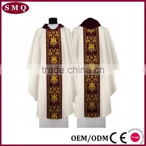 NEW GOLD BROCADE COPE VESTMENT CHASUBLE Forfather thumbnail-4