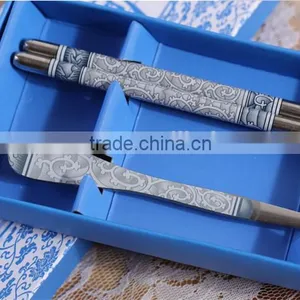 Tableware Blue White Porcelain Spoon Chopstick Sets Wedding Return Gifts for Guest thumbnail-6