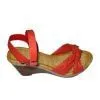 8.5cm Heels PU Upper / Lining Material Red Ladies Wedge Sandals thumbnail-1